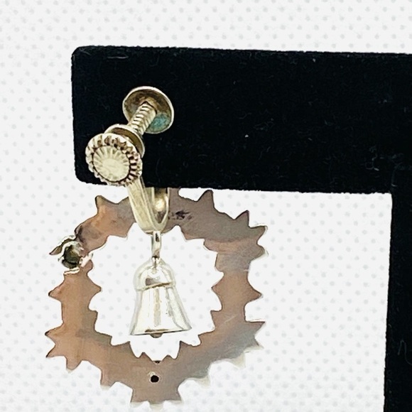 Vintage JPL Wreath Bells 865 Screw Backs Earrings - Picture 4 of 12